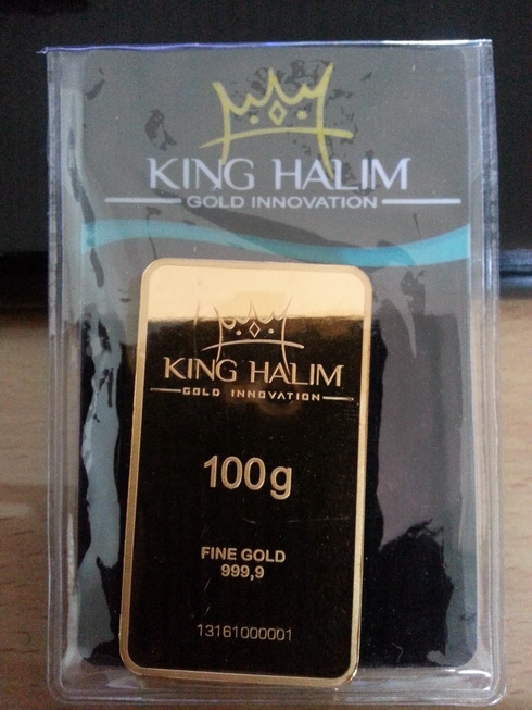 Logam Mulia King Halim 100gr